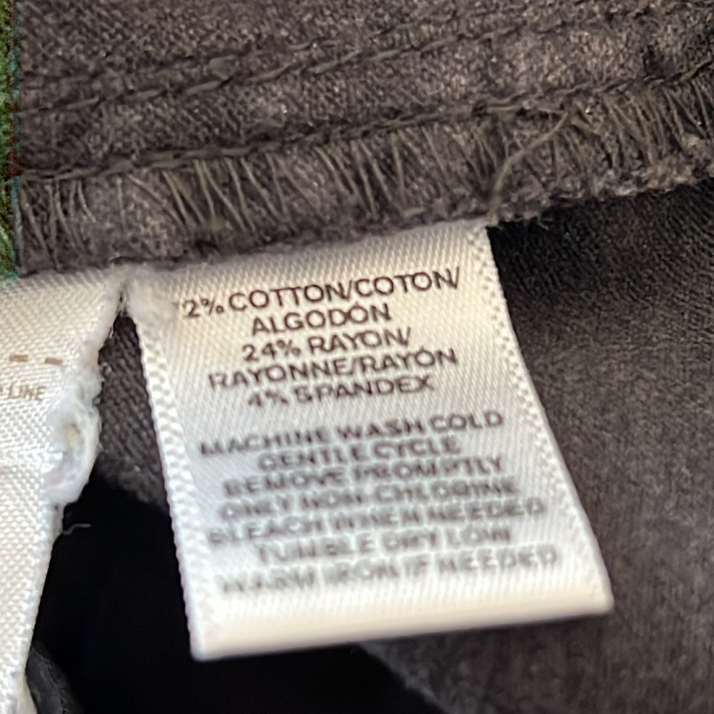 LOFT gray‎ chinos skinny pants Sz 10 - Picture 8 of 8
